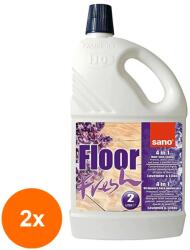 Sano Set 2 x Detergent pentru Pardoseli Sano Floor Fresh Liliac 2 l (FXE-2xEXF-TD-EXF8797)