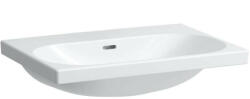 Laufen Lua kerámia mosdó túlfolyóval 65x46 cm csaplyuk nélkül, LCC bevonattal, fehér H8100844001091 (H8100844001091)