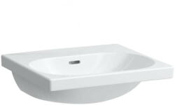 Laufen Lua kerámia mosdó csaplyuk nélkül 50x46 cm túlfolyóval, LCC bevonattal, fehér H8100814001091 (H8100814001091)