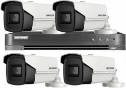 Hikvision Sistem de supraveghere HIKVISION 4 camere 8MP 4 in 1, IR 60m, DVR 4 canale 4K 8MP SafetyGuard Surveillance