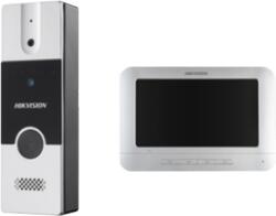 Hikvision Kit videointerfon analogic 7'', conectare 4 fire - HIKVISION DS-KIS202T SafetyGuard Surveillance