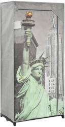 vidaXL New York szövet ruhásszekrény 75 x 45 x 160 cm 282461