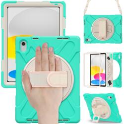  SOLID durabilă pentru Apple iPad (A16) 2025 / iPad 2022 GREEN MINT