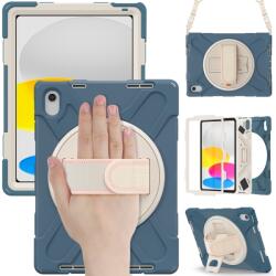  Husă SOLID Durabilă pentru Apple iPad (A16) 2025 / iPad 2022 GREY - BLUE
