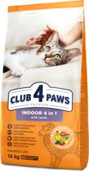 CLUB 4 PAWS Premium Indoor Hrana uscata pisici adulte, cu miel 14kg