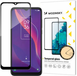 Wozinsky edzett védőüveg a TCL 306 telefonhoz - Fekete