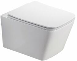 Fluminia Capac WC slim Fluminia Paris Quick Release softclose alb (CB2350)