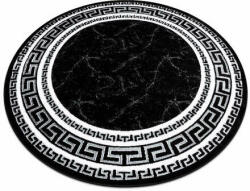 My carpet company kft Modern GLOSS szőnyeg kör 2813 87 elegáns, keret, görög fekete ker (AT3792)