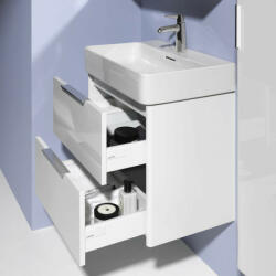 Laufen Base matt fehér alsószekrény 63, 5x51, 5x39, 1 cm két fiókkal H4023121102601 (H4023121102601)