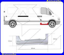 RENAULT MASTER 2 1997.10-2003.08 Küszöb jobb "első ajtó alatti" (külső javítólemez) KLOKKERHOLM 5088044