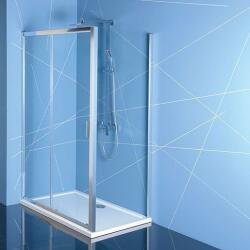 POLYSAN Easy Line zuhanyajtó (tolóajtó) oldalfallal, 160 x 100 cm, transzparent üveg (EL1815EL3415)