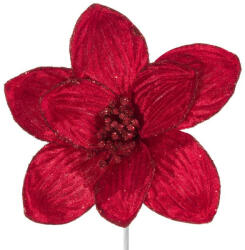  Dekoratív karácsonyi virág 49c Piros 20 cm