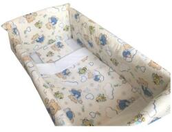 Deseda Aparatori laterale protectii pat 120x60 cm deseda maxi ursi cu albine pe crem