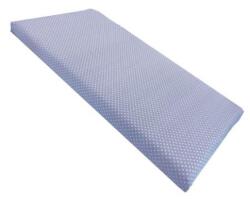 Deseda Cearsaf cu elastic pe colt cu imprimeu buline albe pe albastru-140*70 cm