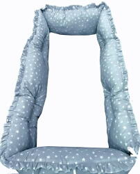 Deseda Set aparatori protectii laterale super groase stelute albe pe albastru 120×60 cm deseda