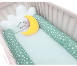 Deseda Aparatori laterale protectii pat cu bumper 140x70 cm deseda somn usor puisor vernil