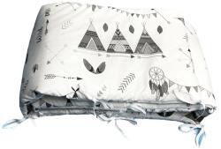 Deseda Aparatori laterale protectii laterale pat pufoase 120x60 cm h35cm deseda corturi de indian gri