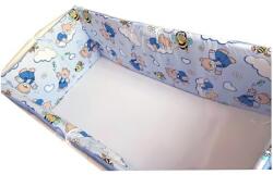 Deseda Aparatori laterale protectii laterale pat pufoase 120x60 cm h35cm deseda ursuleti cu albinute pe albastru