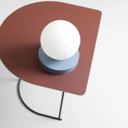 ALDEX Veioza moderna albastra minimalista cu glob din sticla Ball S (1076B16_S)