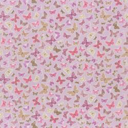  Caselio Pretty Lili 69284050 pillangók lila pink krém dekoranyag (69284050)