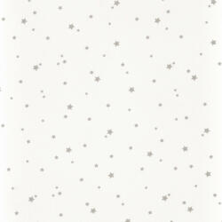  Caselio Girl Power 100959017 Gyerekszobai natur kis csillagok krémfehér ezüst függöny (GPW100959017)