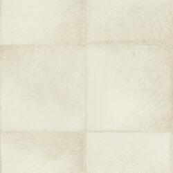  Rasch CLUB 419108 Natur Etno Állatszőr utánzat négyzetekbe rendezve fehér/krémfehér tapéta (419108)