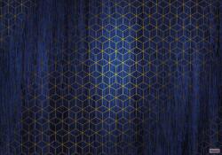  Komar Heritage Edition 1, HX8-048 Mystique Bleu Geometrikus 3D fantasztikus színátmenettel digitális nyomat (HX8-048)