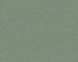  Egyszínű vászonhatású strukturminta zöld tónus tapéta (37178-7)