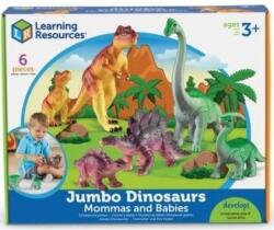 Learning Resources Duże Figurki, Mamy i Dzieci, Dinozaury, Zestaw 6 szt (404575)