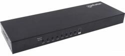 Manhattan 8-port de switch KVM HDMI cabluri USB / USB 8x1 incluse negru (152785)