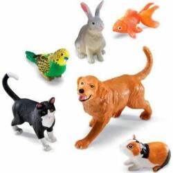 Learning Resources Set figurine mari pentru bebelusi - Animale de companie - 6 piese (404211)
