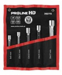 Pro-Line Set chei cu tubulare CR-VA Proline HD, 8-17 mm, 5 piese/set (36215) Cheie tubulara