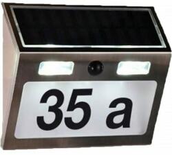 HI Aplică HI Solar, număr de casă iluminat cu LED, argintiu (Srebrny)