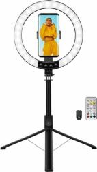 LogiLink Inel Led selfie 25 cm cu lumina LED RGB, trepied extensibil, Logilink, I-SMART-RING25T, AA0156 (AA0156)