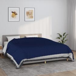 vidaXL Pătură cu greutăți, albastru, 235x290 cm, 15 kg, textil (350751) Patura