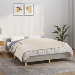 vidaXL Pătură cu greutăți, crem deschis, 120x180 cm, 9 kg, textil (350753) Patura