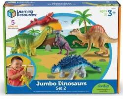 Learning Resources Set 5 dinozauri de jucarie, Learning Resources, Plastic, 3 ani+, Multicolor (404241)