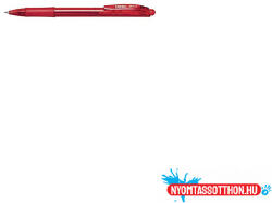 Pentel Golyóstoll nyomógombos 0, 35mm, BK417-B Pentel Wow, írásszín piros (BK417B) - nyomtassotthon