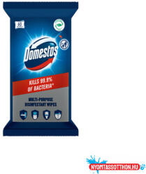 Domestos Nedves törlõkendõ fertõtlenítõ hatással 60 lap/csomag Domestos Óceán (41096)