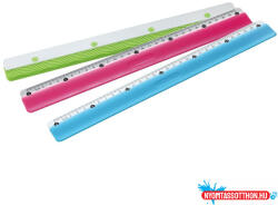 Keyroad Vonalzó 30 cm, fém skálával Keyroad Colour Bar vegyes színek (38535) - nyomtassotthon