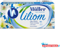 Müller Papírzsebkendõ 3 rétegű 100 db/csomag Liliom illatmentes (42529) - nyomtassotthon