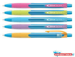 ANTILOP Zselés toll nyomógombos vegyes színek 0, 7mm Antilop Super Smooth írásszín kék (46146) - nyomtassotthon