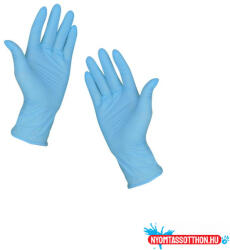 GMT Gumikesztyű nitril púdermentes S 100 db/doboz, GMT Super Gloves kék (979852) - nyomtassotthon