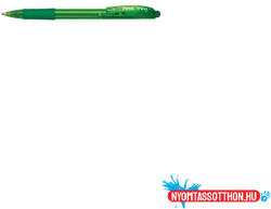Pentel Golyóstoll nyomógombos 0, 35mm, BK417-D Pentel Wow, írásszín zöld (BK417D) - nyomtassotthon