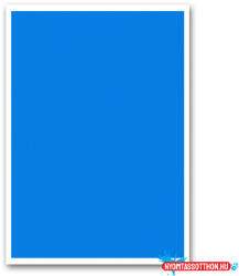 Bluering Etikett címke, 210x297mm, 1 címke/lap kék Bluering(R) (BRET111K)