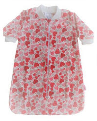  Hosszú ujjú pamut hálózsák (62) - Rózsaszín Szívek - babyshopkaposvar - 3 990 Ft