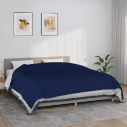 vidaXL Pătură cu greutăți, albastru, 220x260 cm, 11 kg, textil (350748) Patura