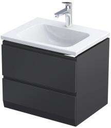 Roltechnik BRYLANT UNI 50 fürdőszoba szekrény, matt fekete OR36-SD2S-50-8-V3 (OR36-SD2S-50-8-V3)