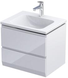 Roltechnik BRYLANT UNI 60 fürdőszoba szekrény, fényes fehér OR36-SD2S-60-1-V3 (OR36-SD2S-60-1-V3)