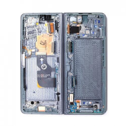 Samsung F936B Galaxy Z Fold 4 5G Előlap Keret+LCD Kijelző+Érintőpanel, Zöld (GH82-29461B) Service Pack